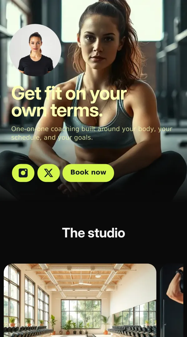 Get fit on your own terms.